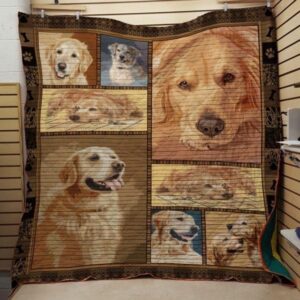 Cutiest Golden Quilt Blanket Ver 3  Quilt
